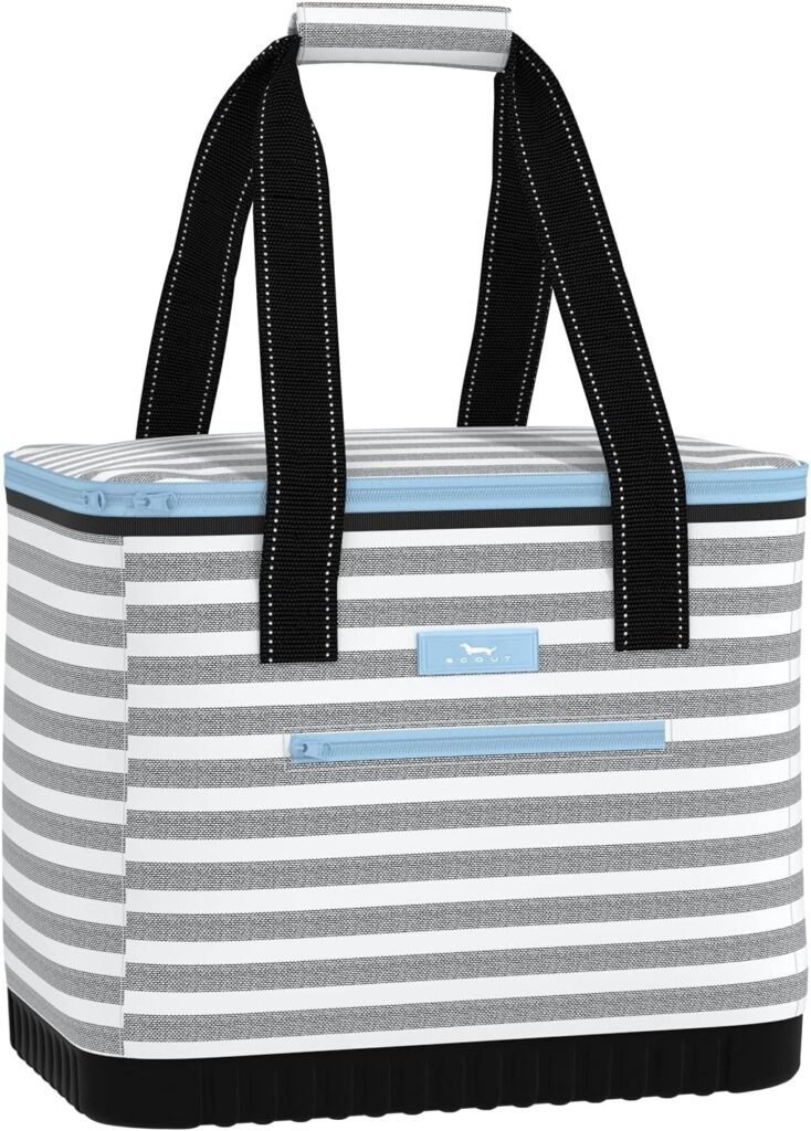 SCOUT The Stiff One - Large, Soft, Lightweight, Insulated Cooler with Hard Bottom, Beach, Family, Travel, Picnic Cooler